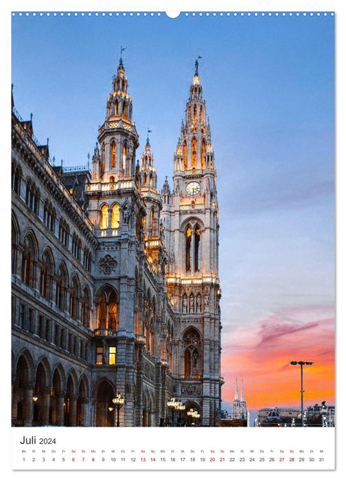 Oh, beautiful Vienna (CALVENDO Premium Wall Calendar 2024) 