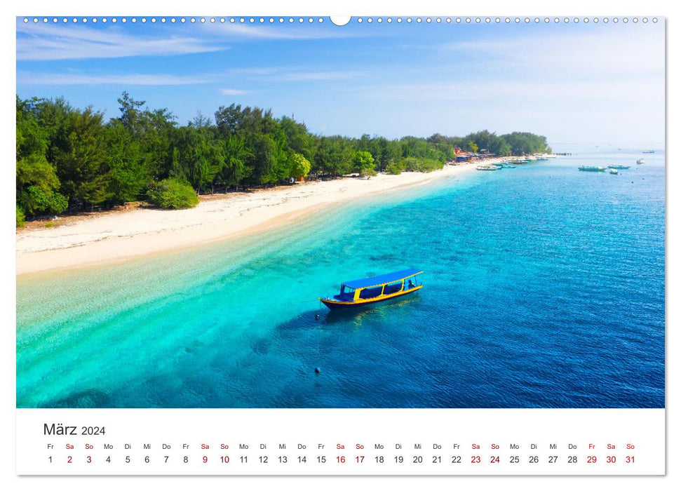 Indonesia aerial photography (CALVENDO wall calendar 2024) 