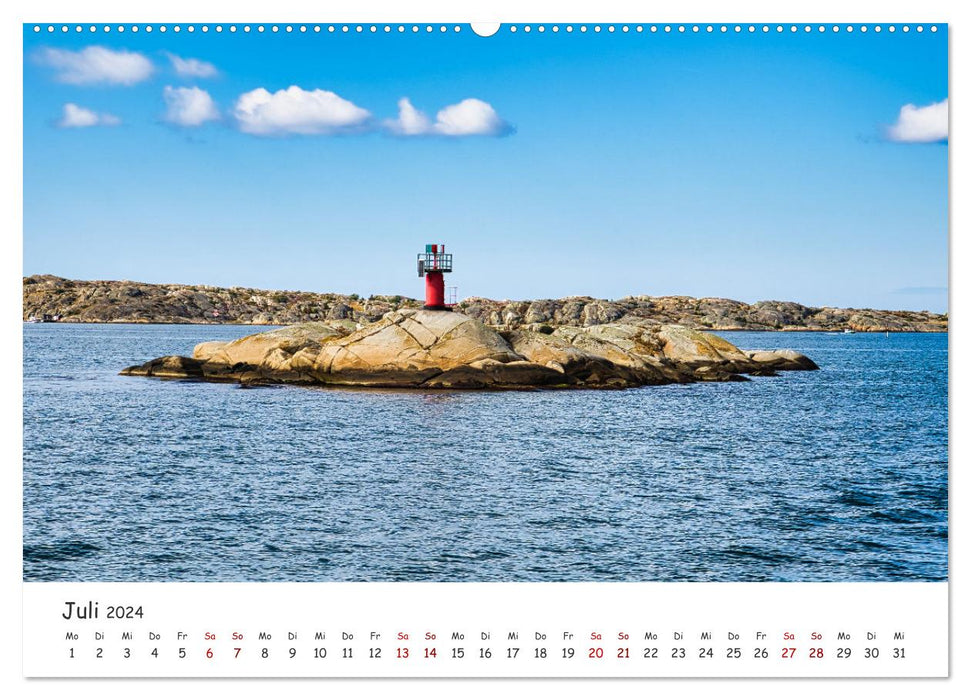 Îles de Göteborg et de l'archipel (Calvendo Premium Calendrier mural 2024) 