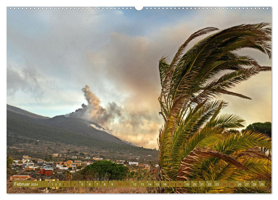 La Palma - le volcan Tajogaite (calendrier mural CALVENDO 2024) 