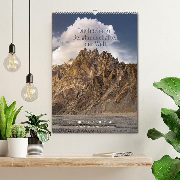 Les plus hauts paysages montagneux du monde Himalaya-Karakoram (Calendrier mural CALVENDO 2024) 