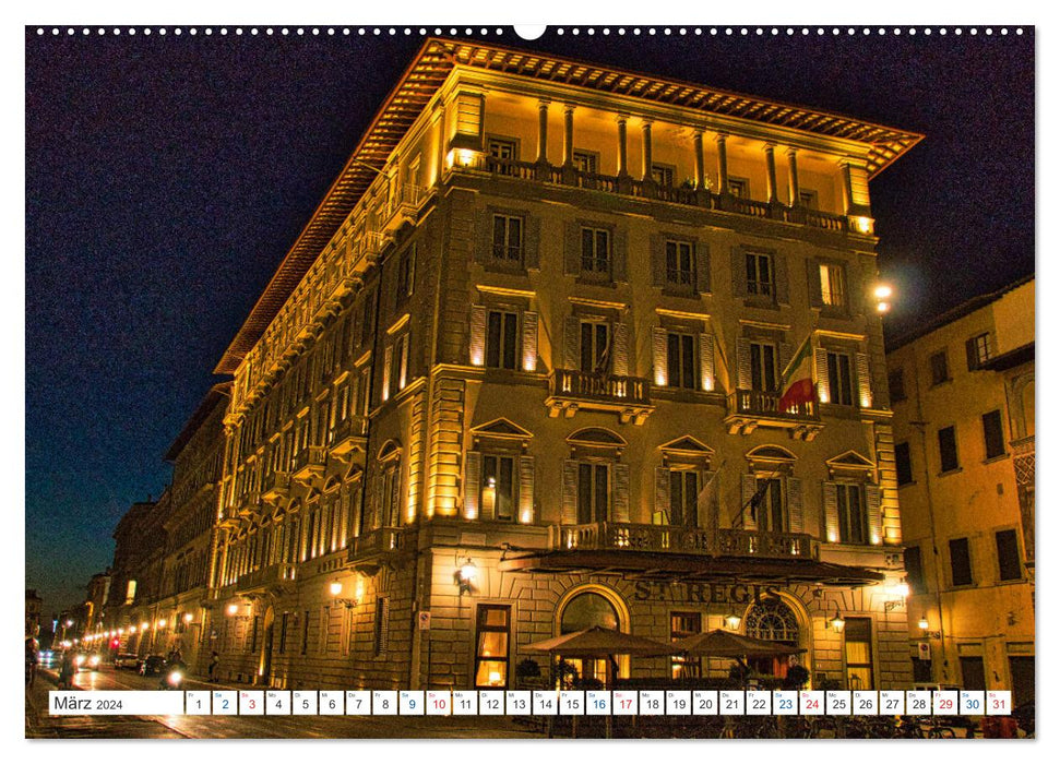 Wundervolles Florenz (CALVENDO Premium Wandkalender 2024)