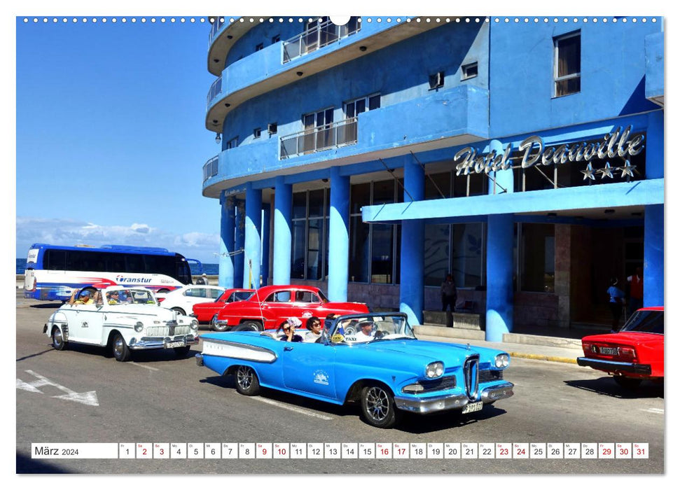 EDSEL - Edelkarosse auf Kuba (CALVENDO Premium Wandkalender 2024)