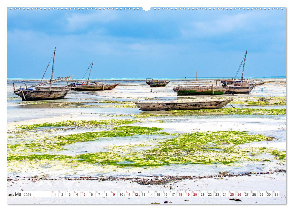Sansibar - Tansanias Urlaubsinsel (CALVENDO Premium Wandkalender 2024)
