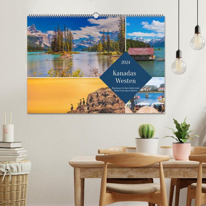 Kanadas Westen - Abenteuer mit dem Wohnmobil - British Columbia & Alberta (CALVENDO Wandkalender 2024)