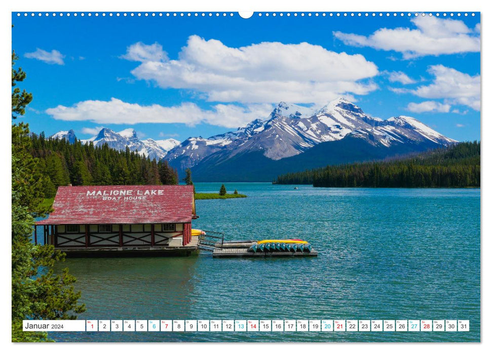 Kanadas Westen - Abenteuer mit dem Wohnmobil - British Columbia & Alberta (CALVENDO Wandkalender 2024)