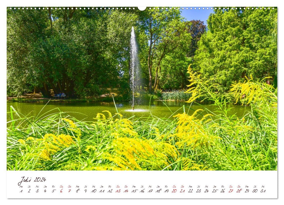Regensburg Brunnen und Wasserspiele (CALVENDO Premium Wandkalender 2024)