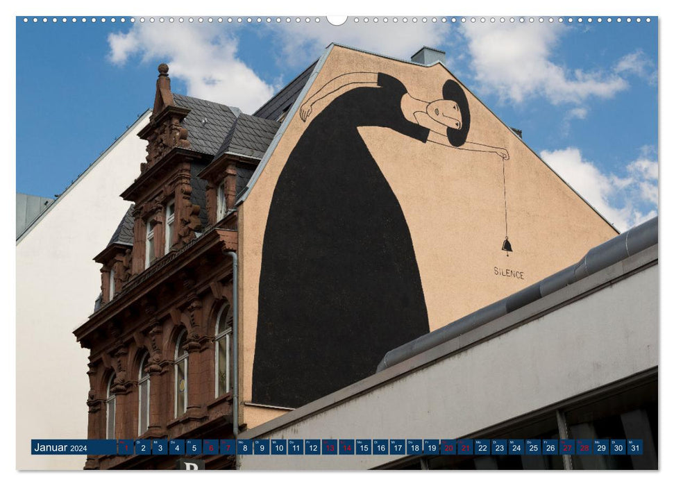 Mannheim - De l'Art Nouveau au Pop Art (Calendrier mural CALVENDO 2024) 