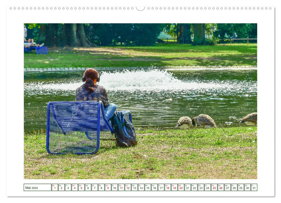 Nürnberg Gärten und Stadtparks (CALVENDO Wandkalender 2024)