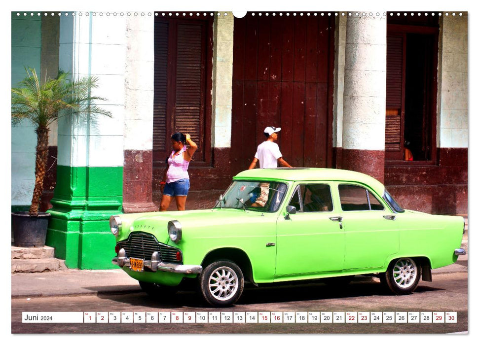 ZEPHYR - Ein britischer Ford in Kuba (CALVENDO Premium Wandkalender 2024)