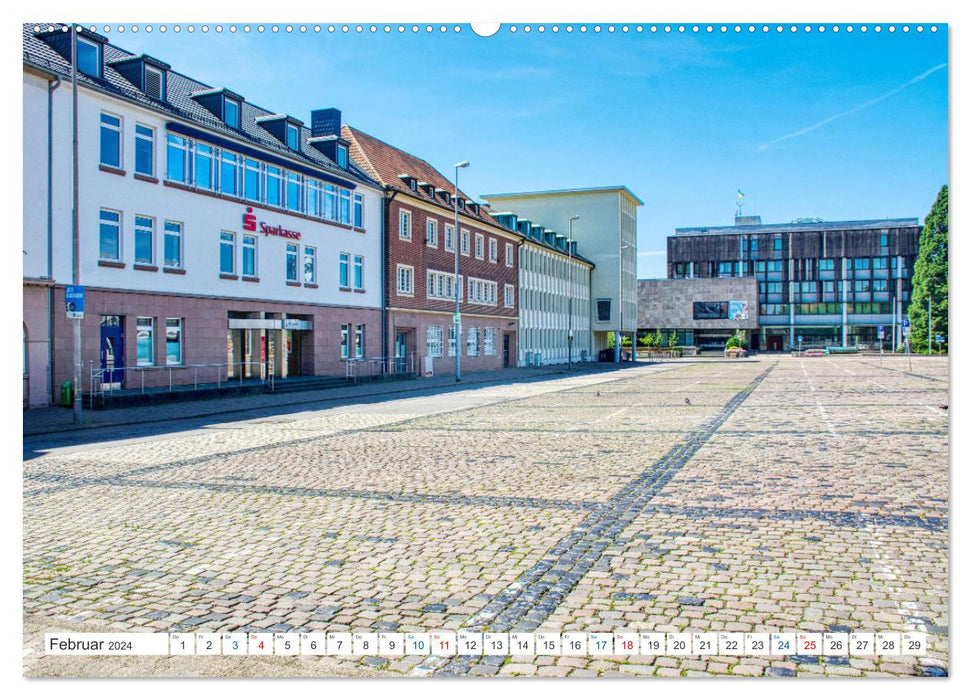 Sankt Ingbert - Charmante Kleinstadt im Saarland (CALVENDO Premium Wandkalender 2024)