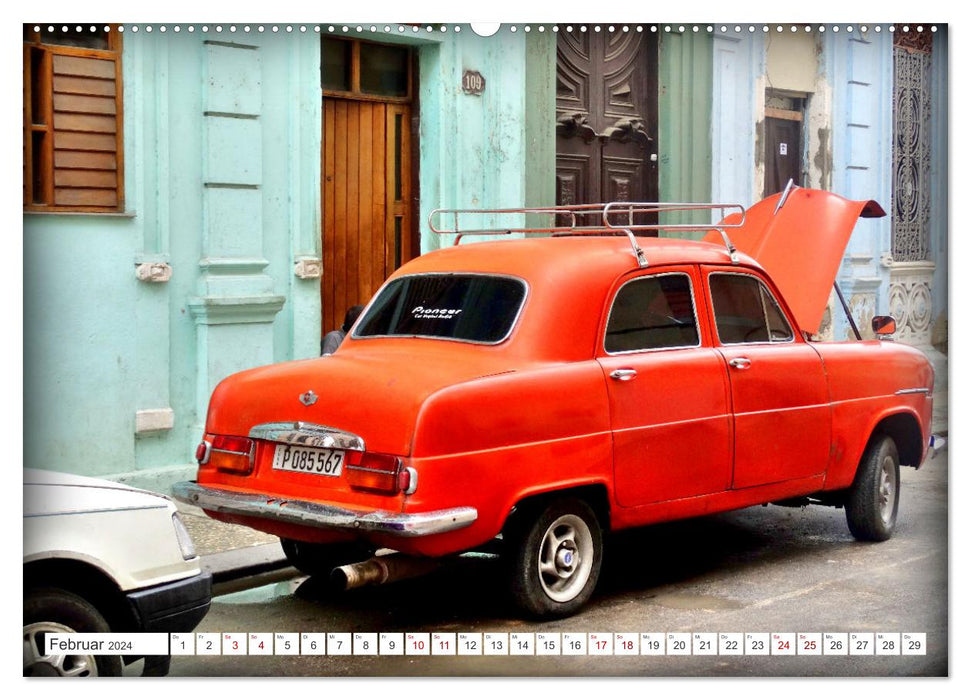 ZEPHYR - Une Ford britannique à Cuba (Calendrier mural CALVENDO 2024) 
