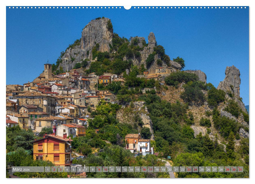 Abruzzes - Le centre sauvage de l'Italie (Calendrier mural CALVENDO 2024) 