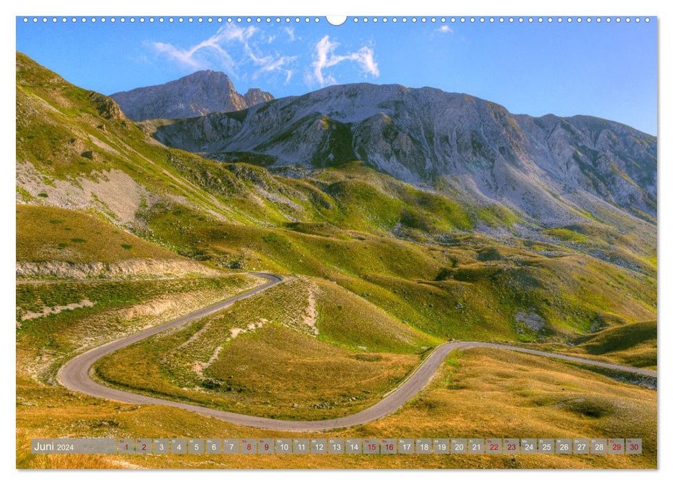 Abruzzes - Le centre sauvage de l'Italie (Calendrier mural CALVENDO 2024) 