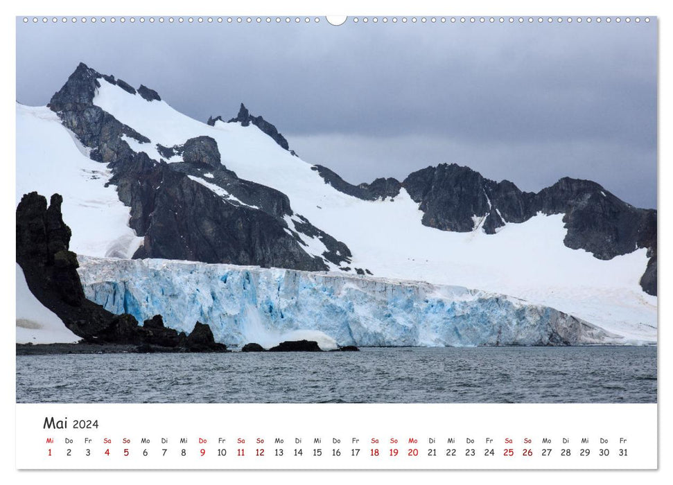 Péninsule Antarctique (Calendrier mural CALVENDO 2024) 