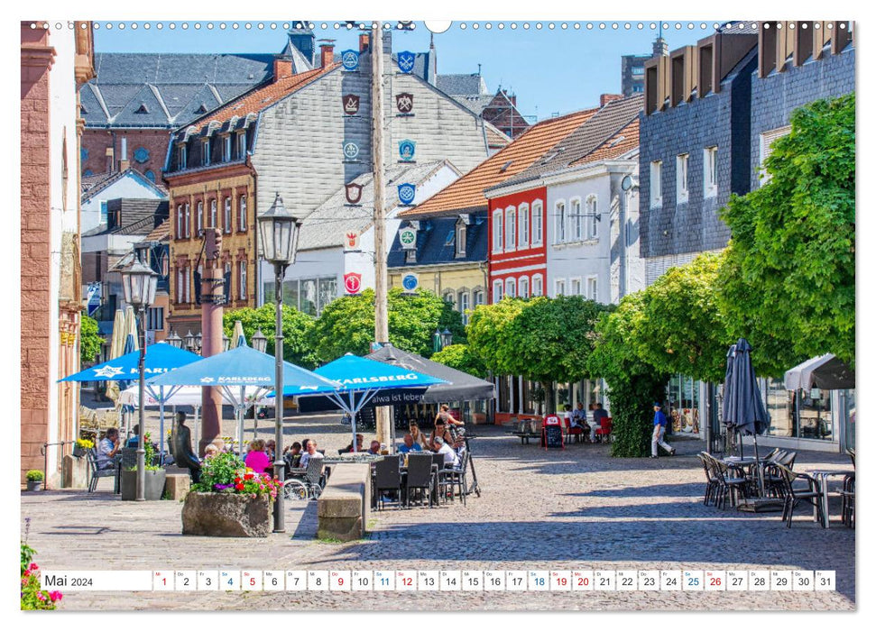 Sankt Ingbert - Charmante Kleinstadt im Saarland (CALVENDO Wandkalender 2024)