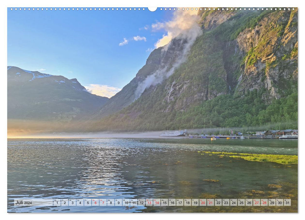 Von Schweden nach Norwegen mit dem Wohnmobil unterwegs (CALVENDO Premium Wandkalender 2024)
