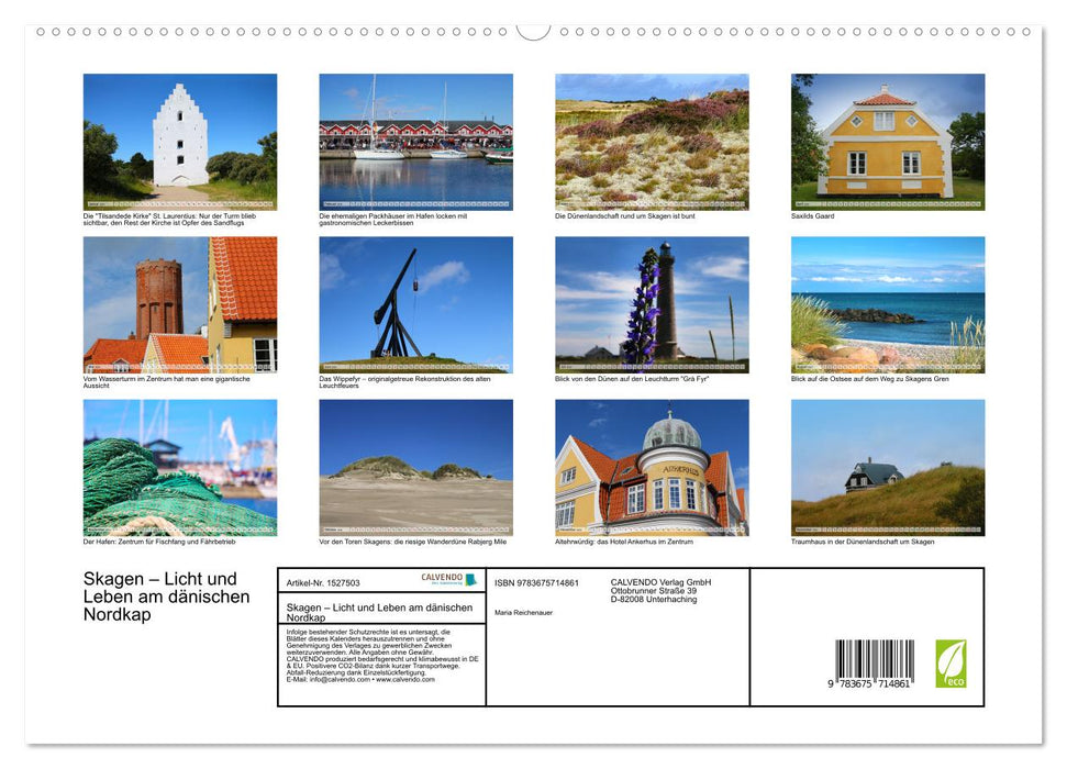 Skagen – Licht und Leben an Dänemarks Nordspitze (CALVENDO Premium Wandkalender 2024)