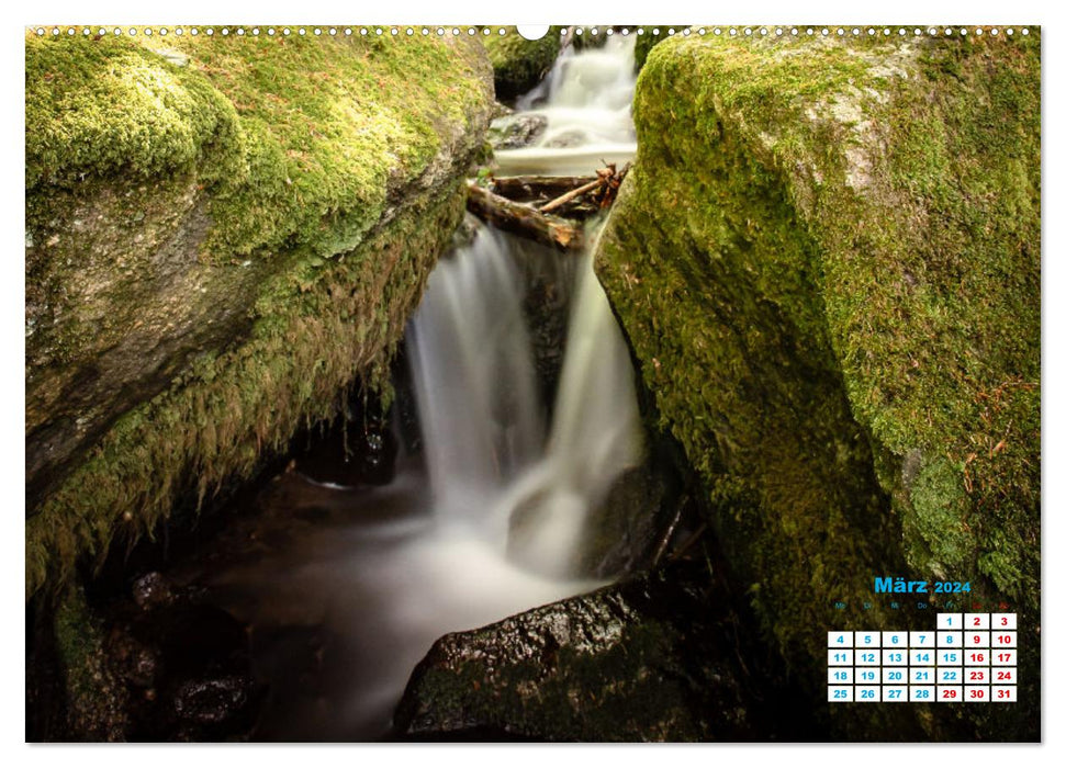 Cascade à Bühlertal (calendrier mural CALVENDO 2024) 