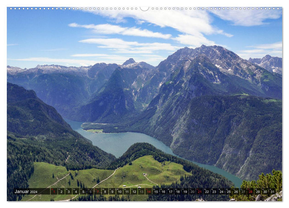 Berchtesgadener Land - Fantastically beautiful (CALVENDO wall calendar 2024) 