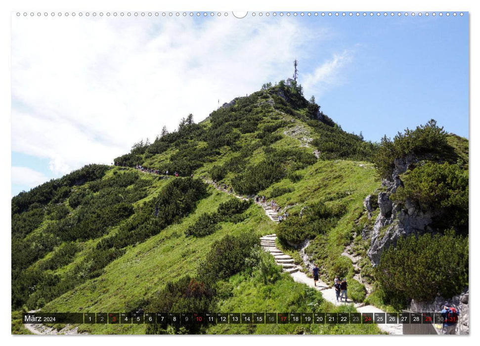 Berchtesgadener Land - Fantastically beautiful (CALVENDO wall calendar 2024) 