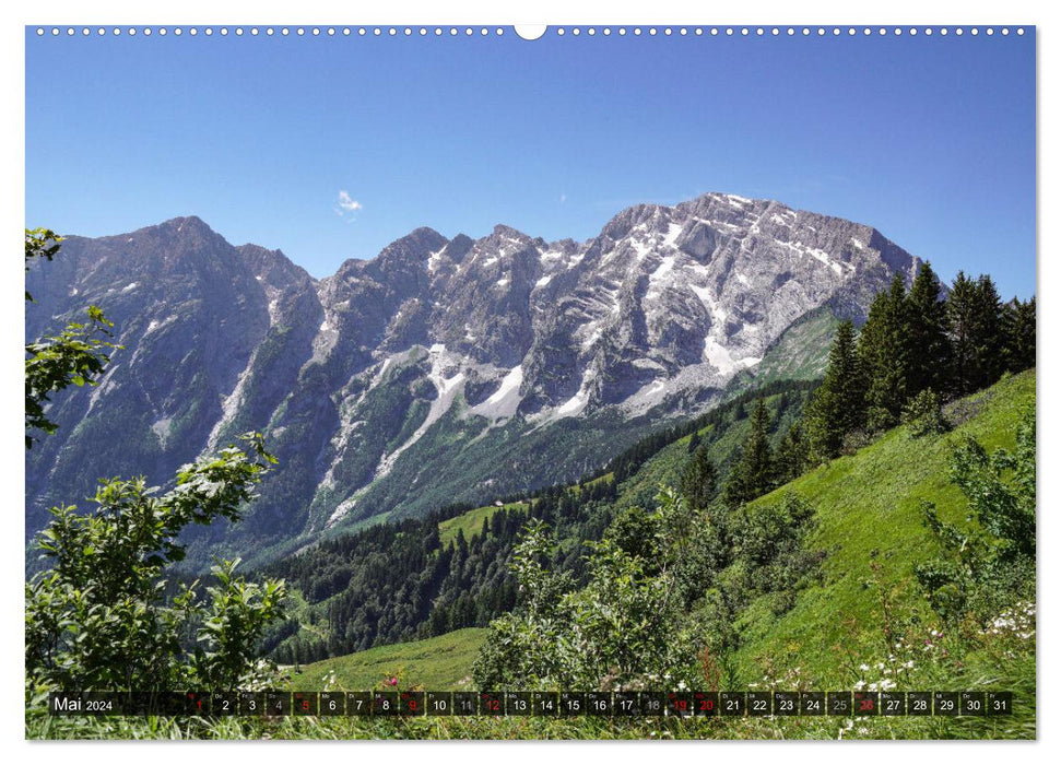 Berchtesgadener Land - Fantastically beautiful (CALVENDO wall calendar 2024) 