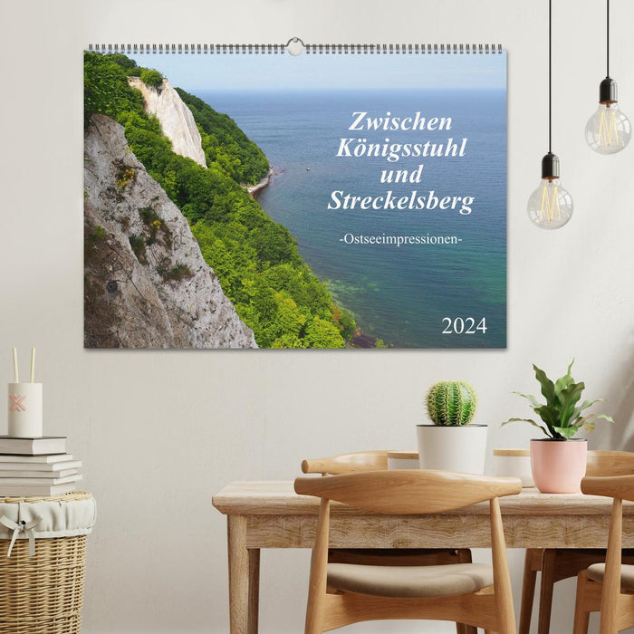 Zwischen Königsstuhl und Streckelsberg (CALVENDO Wandkalender 2024)