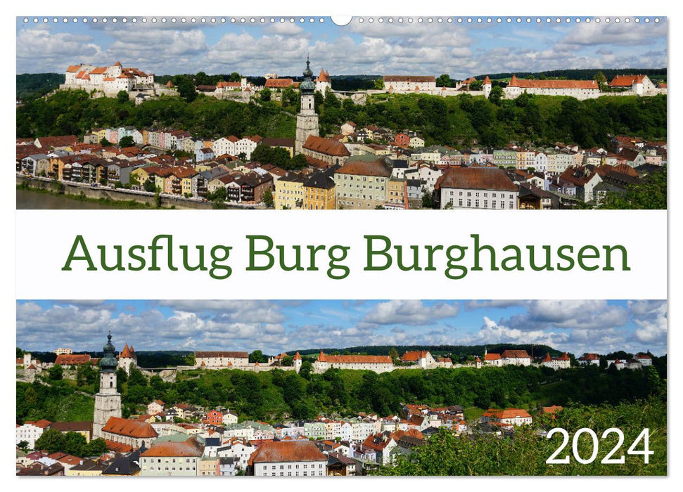Excursion to Burghausen Castle (CALVENDO wall calendar 2024) 