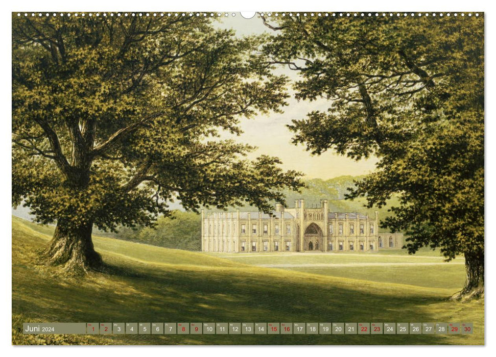 Victorian country estates (CALVENDO Premium Wall Calendar 2024) 