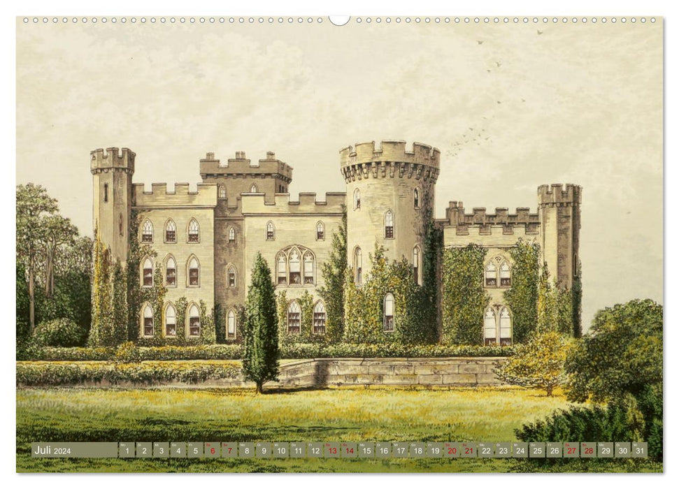 Victorian country estates (CALVENDO Premium Wall Calendar 2024) 