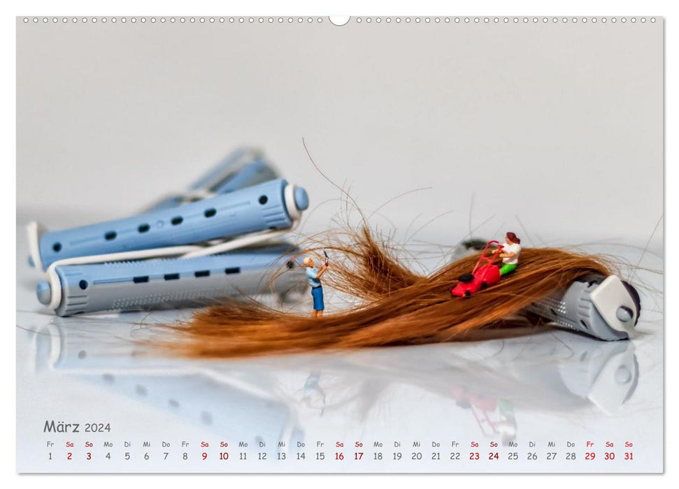 Hair-liche Zeiten (CALVENDO Premium Wandkalender 2024)