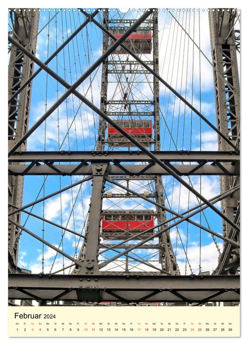 Ferris wheel - high up (CALVENDO wall calendar 2024) 