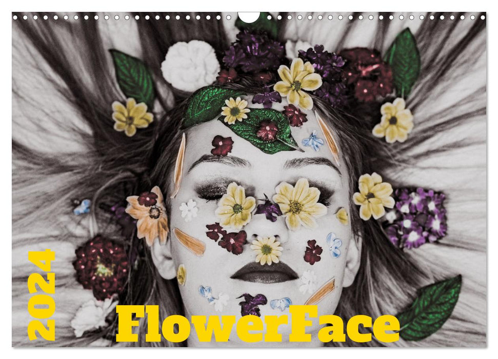 FlowerFace (CALVENDO Wandkalender 2024)