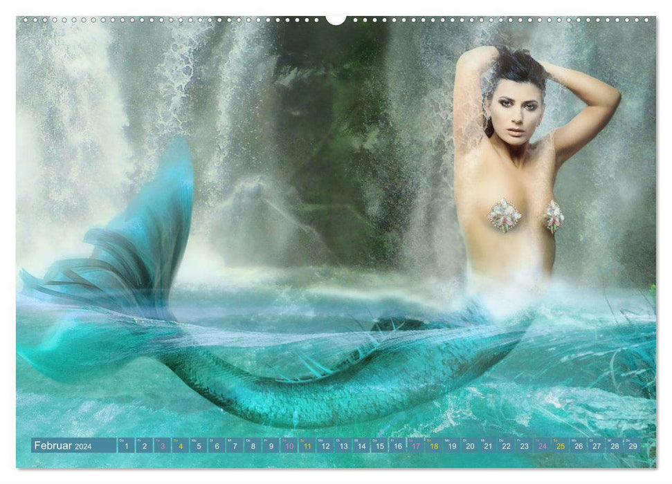 Meerjungfrauen - der Zauber lebt (CALVENDO Wandkalender 2024)
