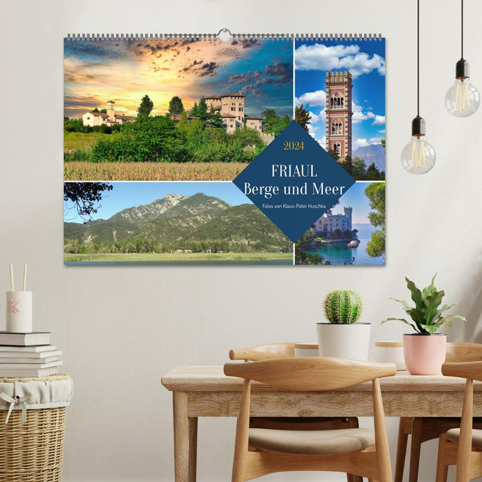 Friuli, mountains and sea (CALVENDO wall calendar 2024) 