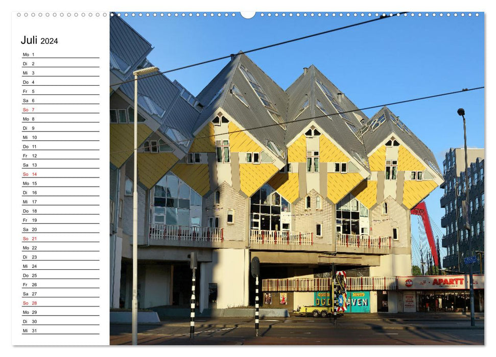 Dutch Architecture Birthday Calendar (CALVENDO Premium Wall Calendar 2024) 