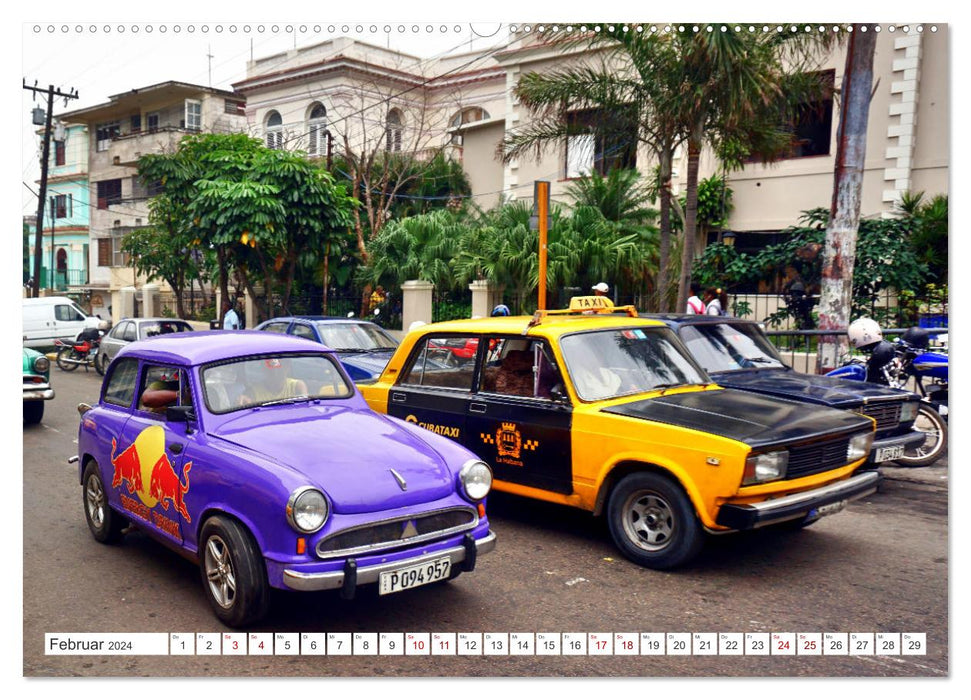 Lust auf LLOYD - Ein Kult-Auto der Fünfziger Jahre in Kuba (CALVENDO Wandkalender 2024)
