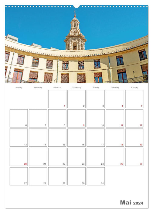 Valencia - Reiseplaner (CALVENDO Premium Wandkalender 2024)