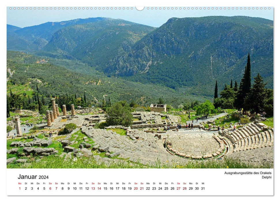 Le nord de la Grèce (Calvendo Premium Wall Calendar 2024) 