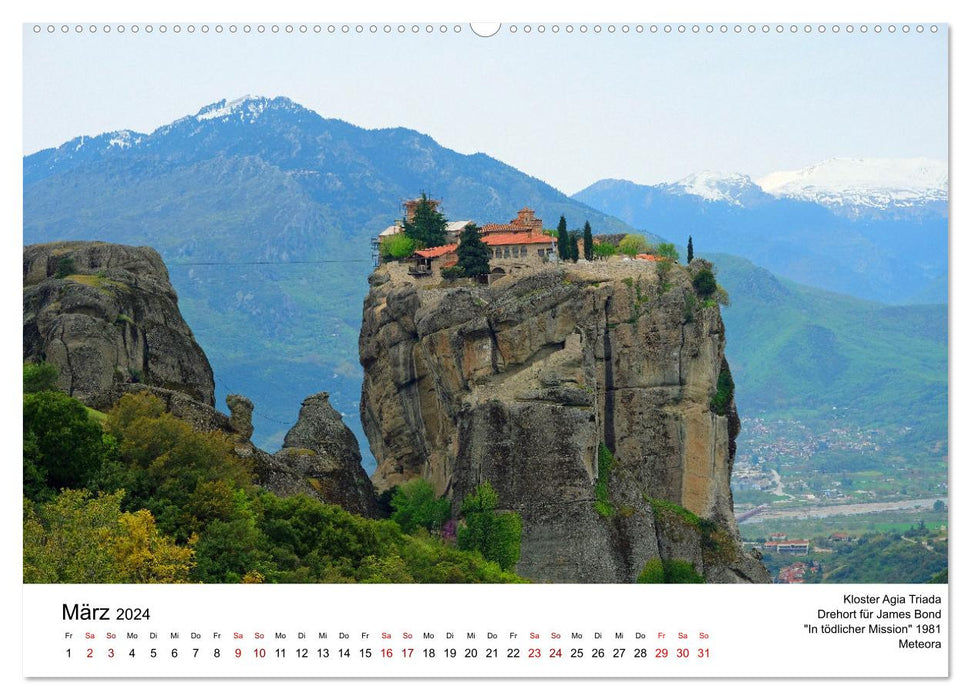 Le nord de la Grèce (Calvendo Premium Wall Calendar 2024) 