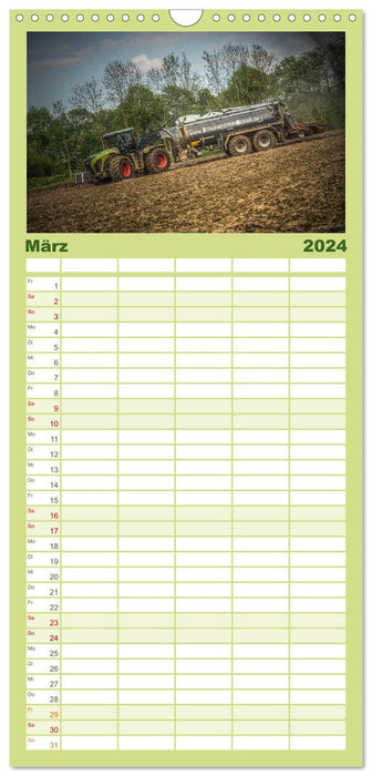 Landwirtschaft im Weserbergland (CALVENDO Familienplaner 2024)