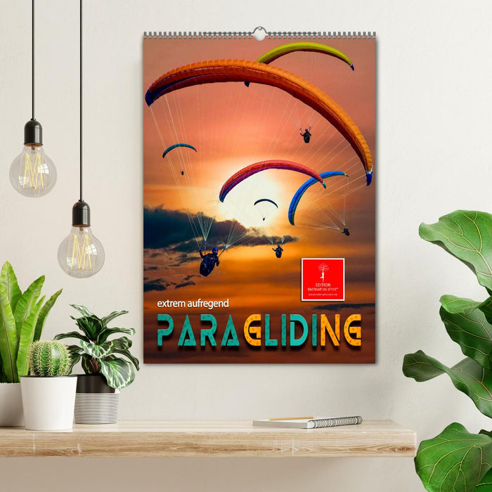 Paragliding - extrem aufregend (CALVENDO Wandkalender 2024)