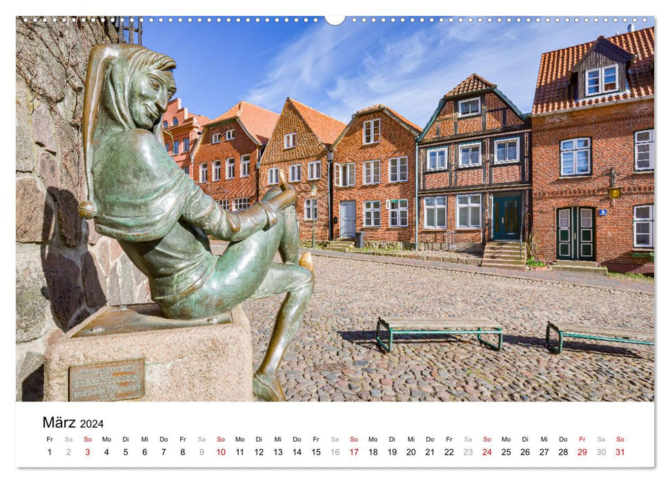 Schleswig-Holstein, ein Fest der Sinne (CALVENDO Premium Wandkalender 2024)