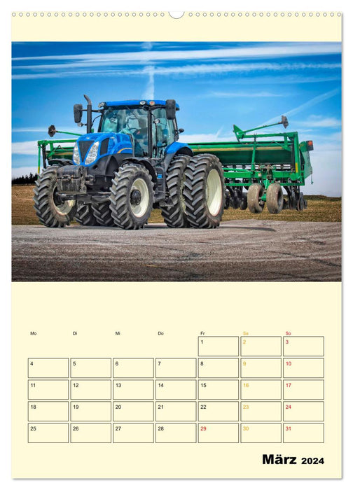 Tractor Giants (CALVENDO Wall Calendar 2024) 