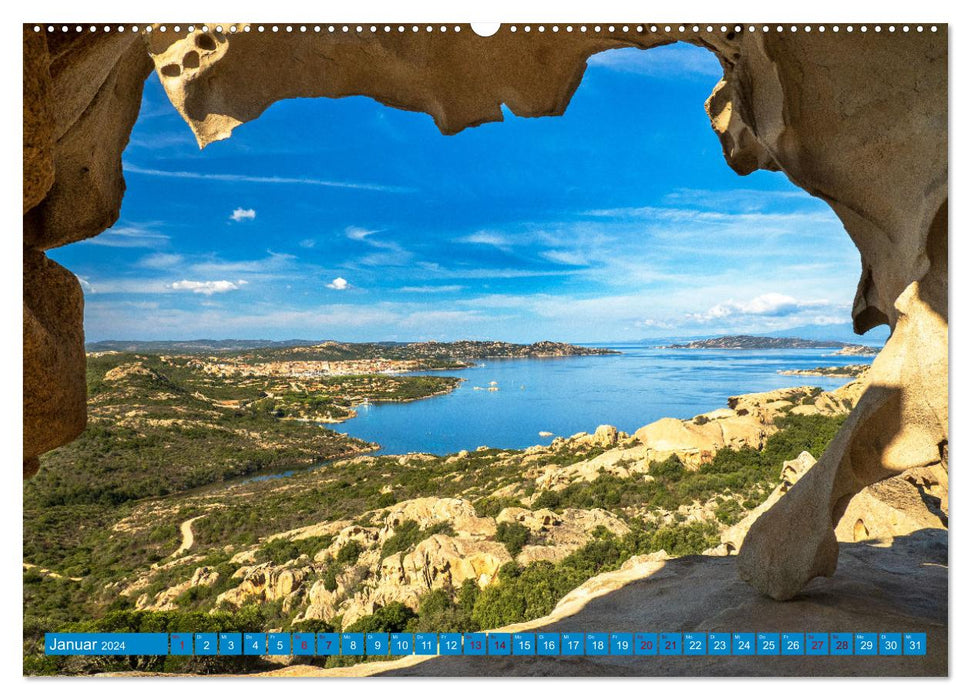 Sardinia with Corsica (CALVENDO wall calendar 2024) 
