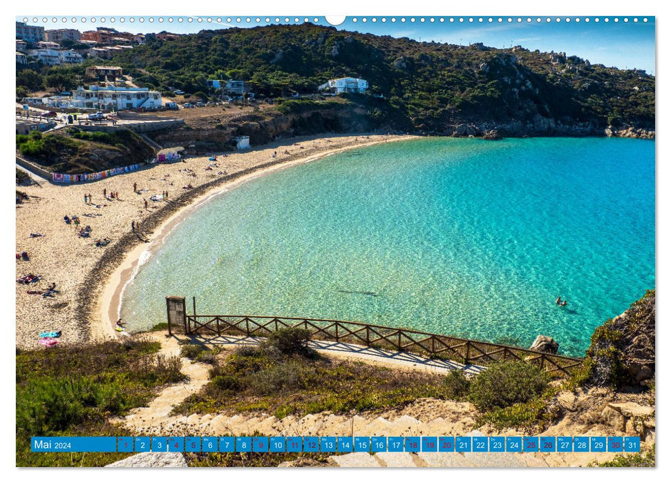 Sardinien mit Korsika (CALVENDO Wandkalender 2024)