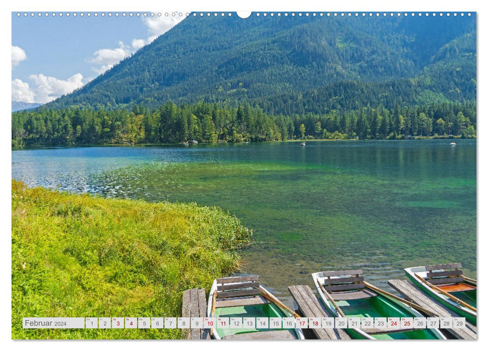 Malerische Seen in Bayern (CALVENDO Premium Wandkalender 2024)