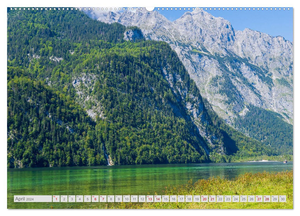 Picturesque lakes in Bavaria (CALVENDO Premium Wall Calendar 2024) 