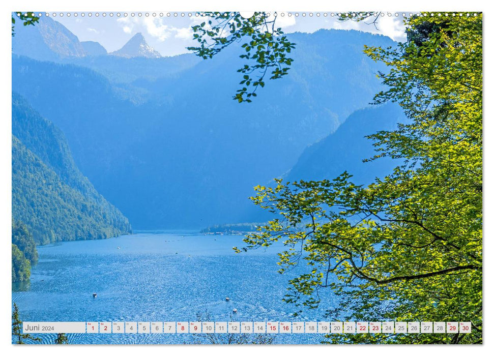 Malerische Seen in Bayern (CALVENDO Premium Wandkalender 2024)