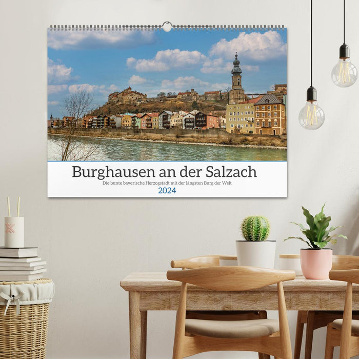 Burghausen an der Salzach (CALVENDO wall calendar 2024) 